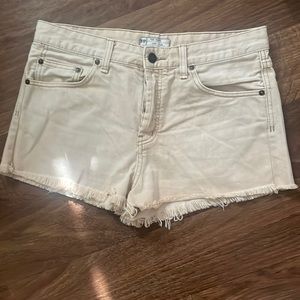 Free People High Rise Cut Offs